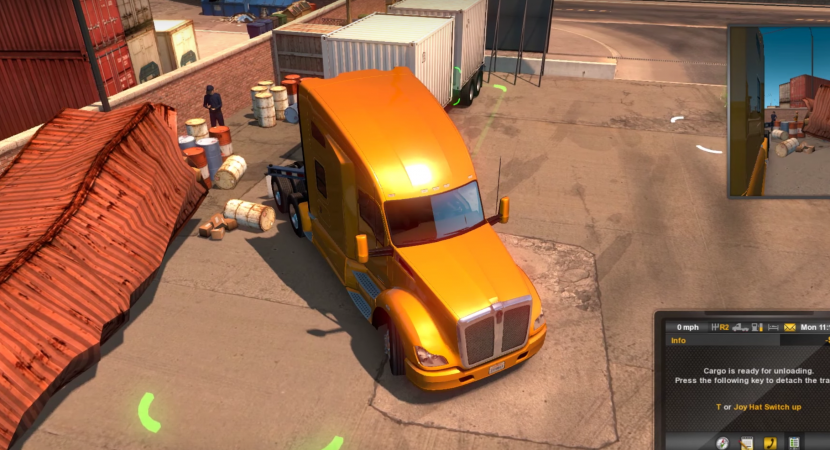 American Truck Simulator Gameplay - Kenworth T680 Las Vegas - San Francisco (pre-release beta)