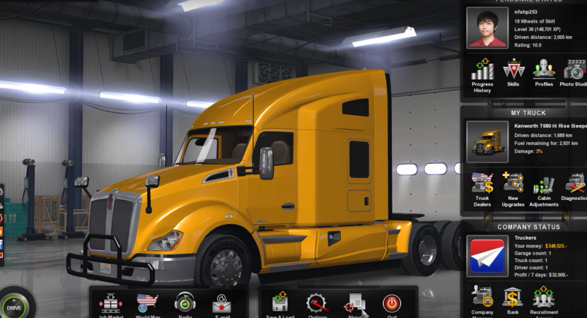 American Truck Simulator - Kenworth T680 Customization (pre-release beta)